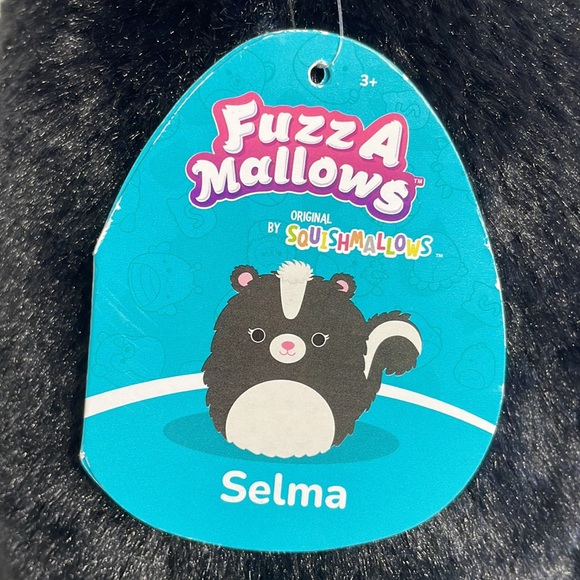 NWT Squishmallows Fuzzamallows Skunk - Picture 6 of 10